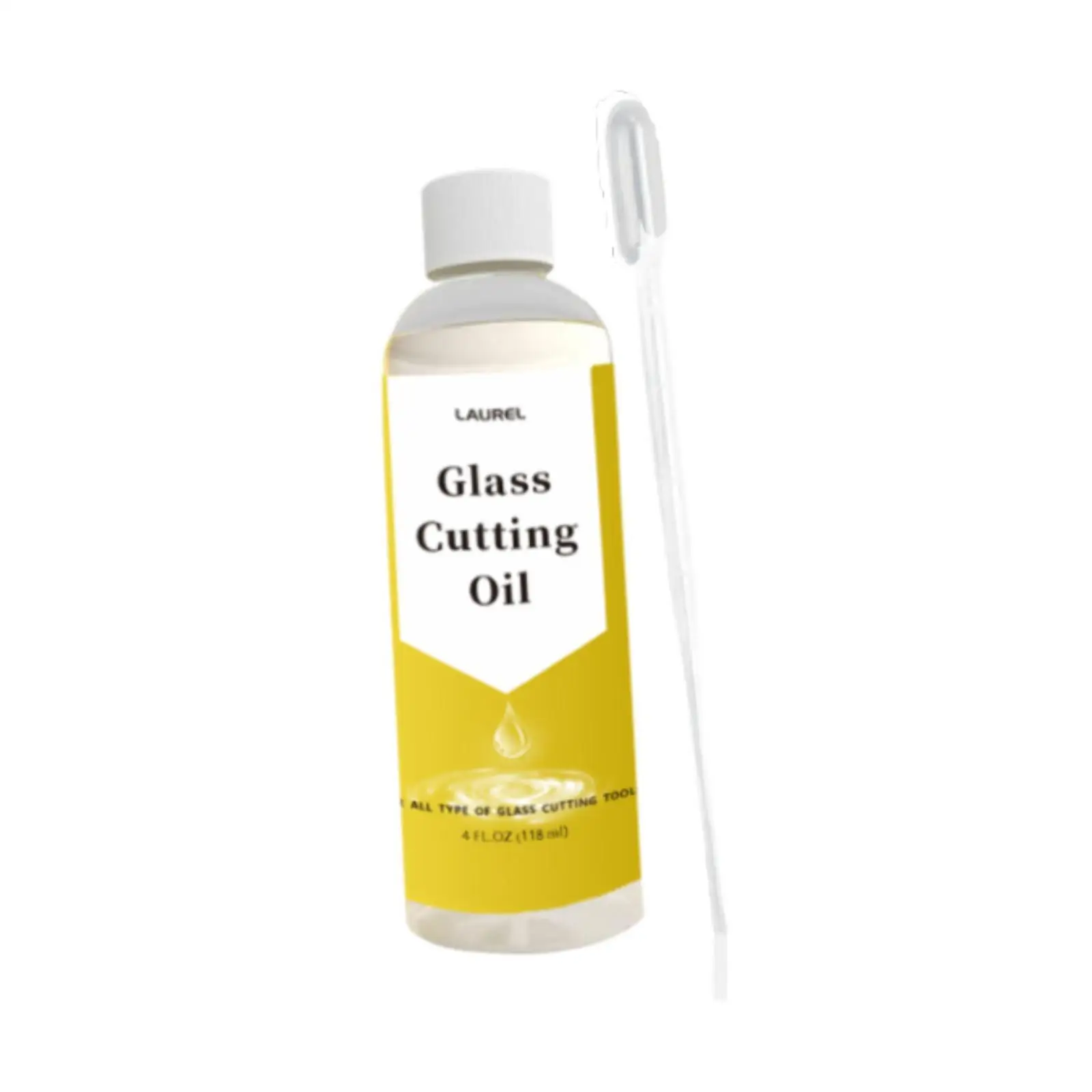 Glass Cutting Oil 118ml Easy to Clean Easy to Apply Professional Glass Cutter Tool for Window Fused Glass Mirrors Tiles Mosaics