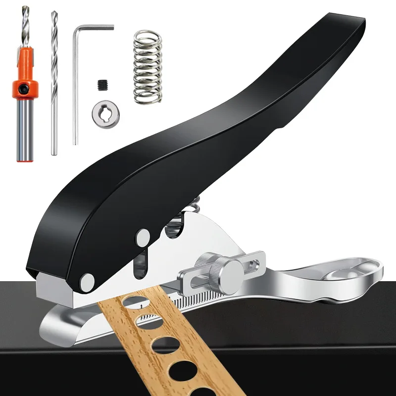 

Дырокол для бумаги 5/16 дюйма (8 мм), усиленный, портативный, ручной, для бумаги и карточек