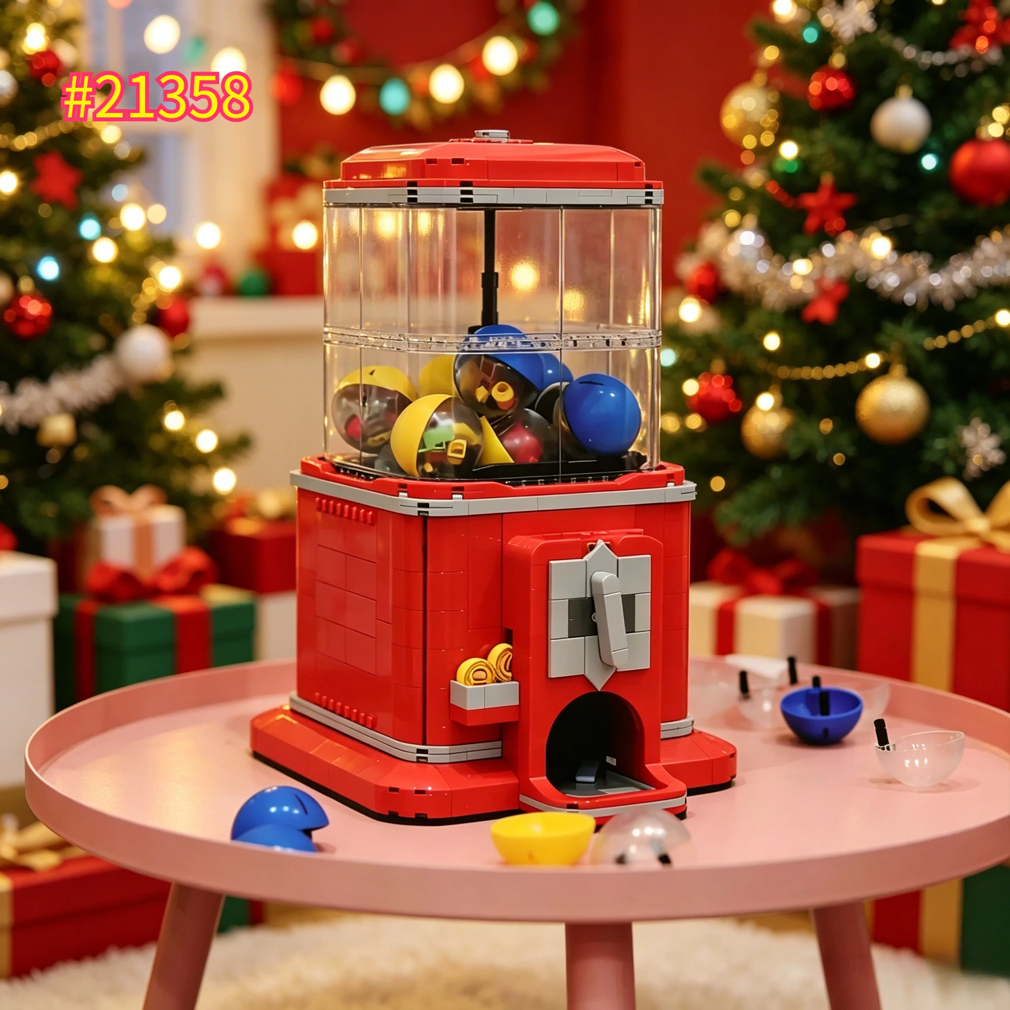 

Capsule Vending Machine 21358 Building Blocks Sets Compatible with Legoed Particles Suitable for Birthday Gifts 1343pcs