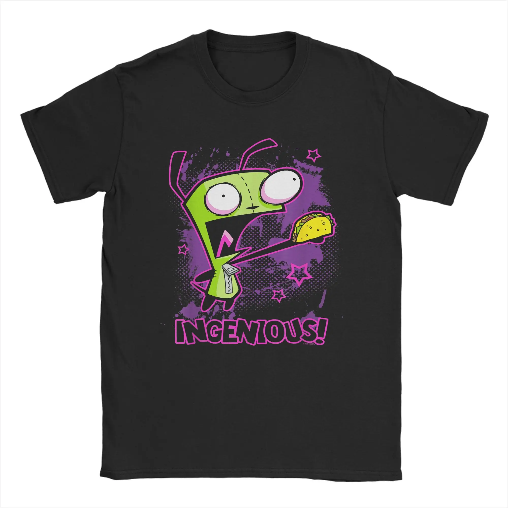 

Invaders Zims Ingenious Taco Gir Y2K Cartoon T-Shirt B0FKTH9GLM T Shirt Cotton Clothes Awesome O Neck Tees Graphic T-Shirt