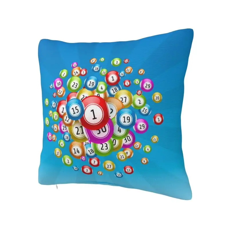 Hot Game Best Play Bingo Throw Pillow Case Home Decor Luxury Cushions Cover For Sofa Car Seat Square Polyester Pillowcase