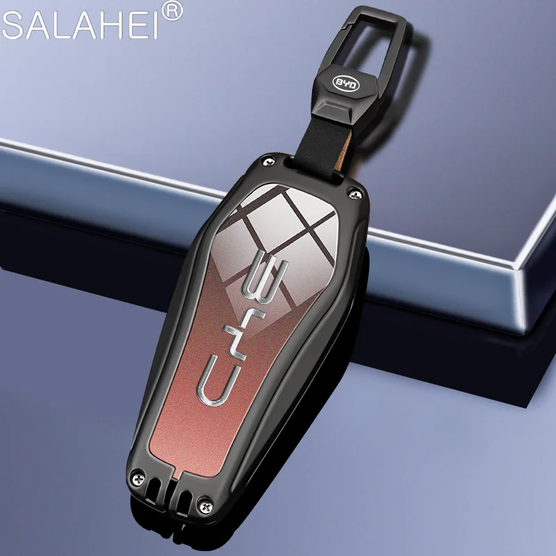 Car Key Case Full Cover Protection Holder Shell For BYD Tang EV600 Han EV Yuan ATTO 3 Song PLUS Pro MAX DMI Qin Auto Accessories