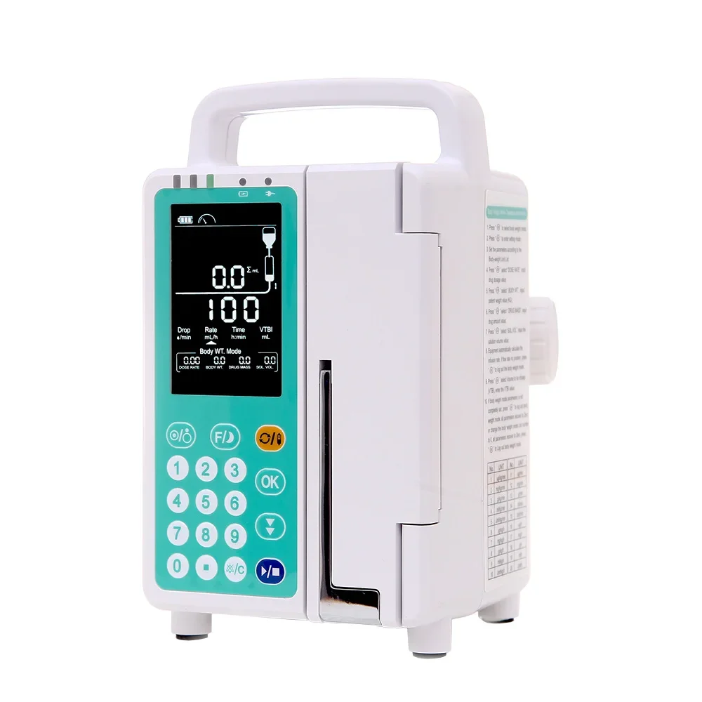 LTSI25 Medical Clinical ICU NICU Vacuum IV Fingertip Peristaltic Micro Infusion Pump Machine