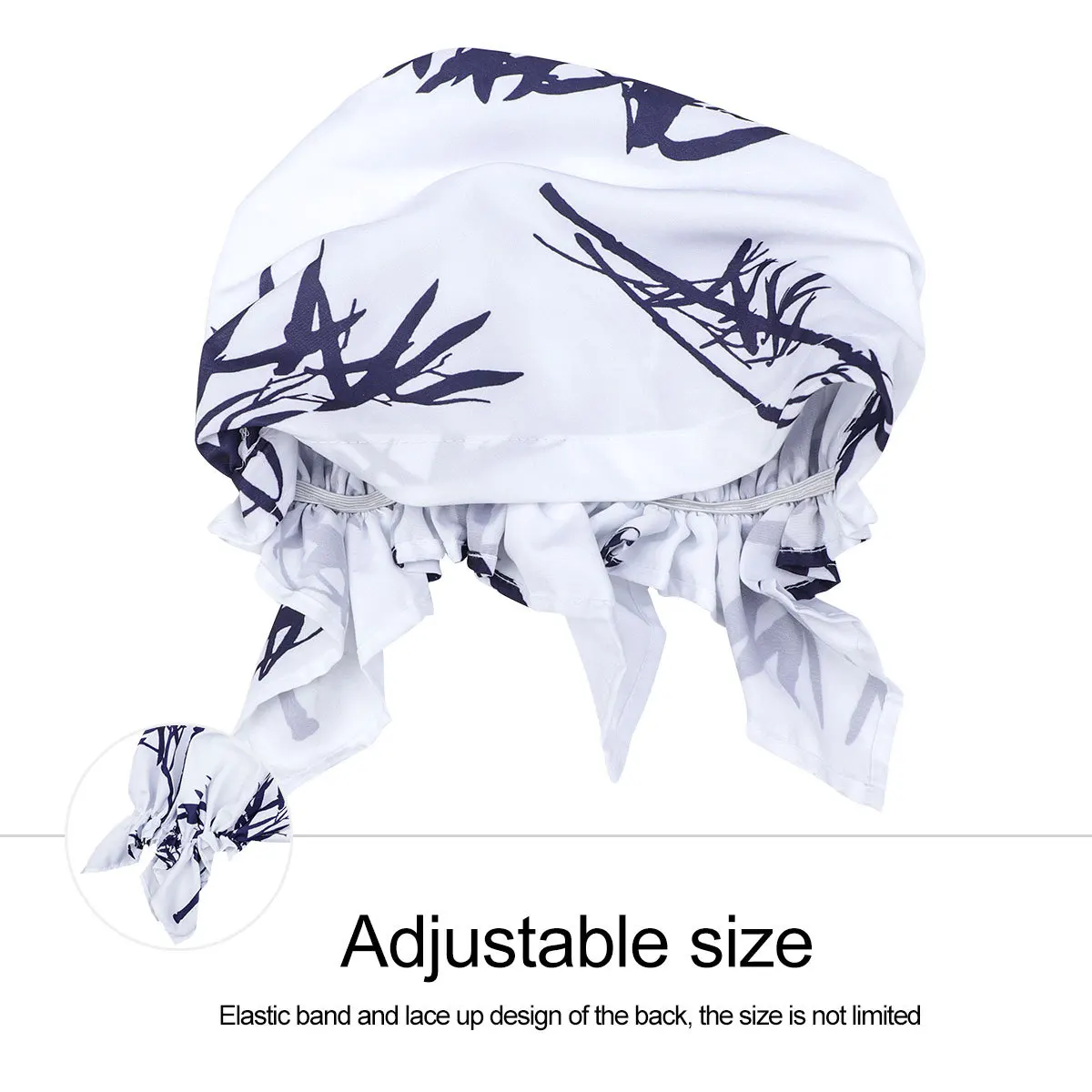 1Pcs Work Hat Catering Cap Adjustable Elastic One Size Fits Most Adults Comfortable Chef Hat Restaurant Cooking Uniform