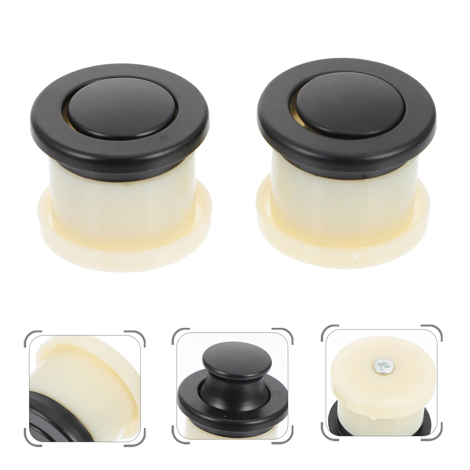 

2Pcs Telescopic Spring Knob Embedded Furniture Handle Smooth Touch Contemporary Design for Home Office Embedded Knobs