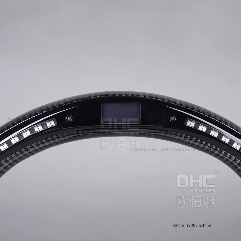 Suitable for 14-17 models of M5, M6, M8, 5 Series, 6 Series, 7 Series modified BMW LED carbon fiber car steering wheel