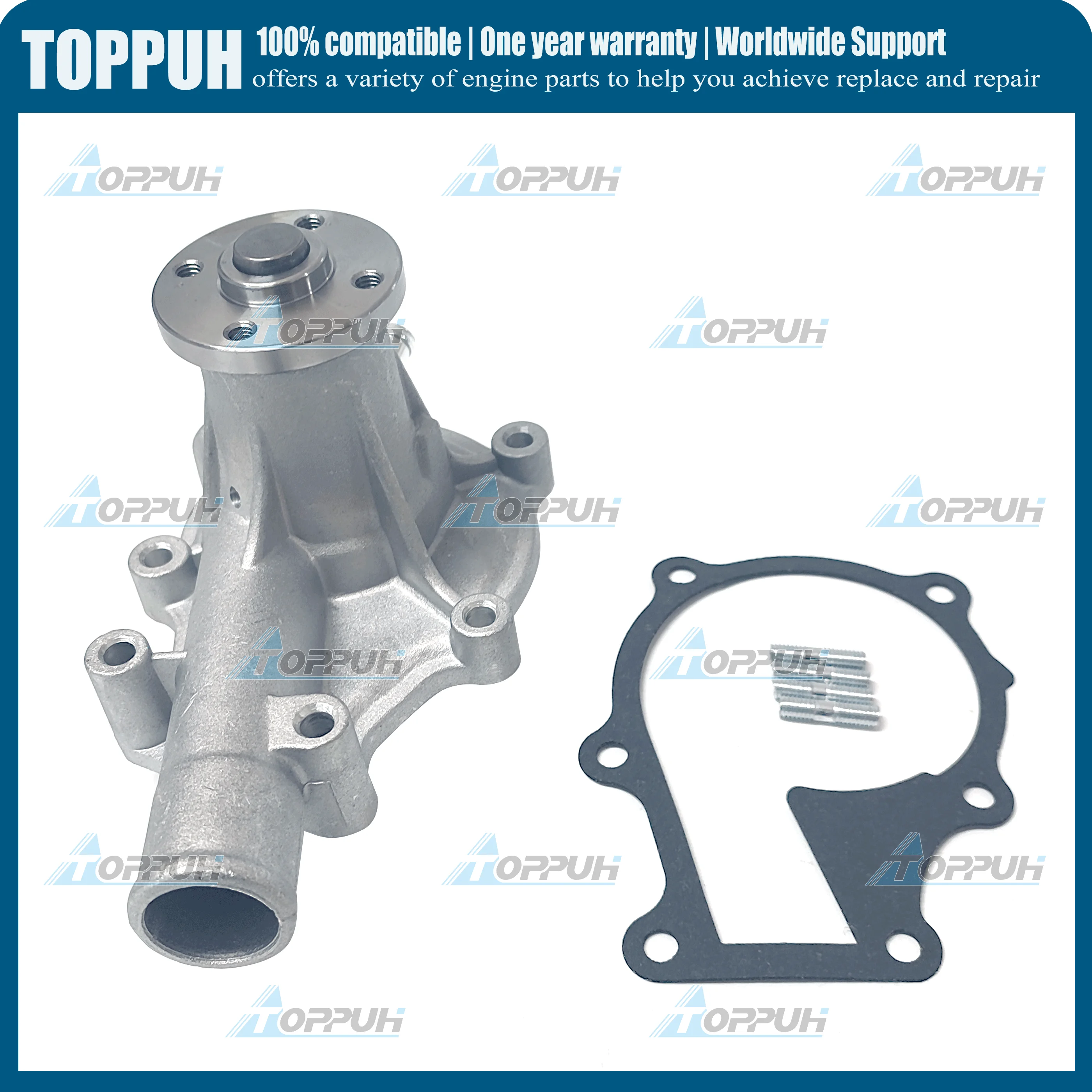 

Water Pump 16241-73034 for Kubota V1505 V1305 D1105 D905 D1005 About 60 mm impeller