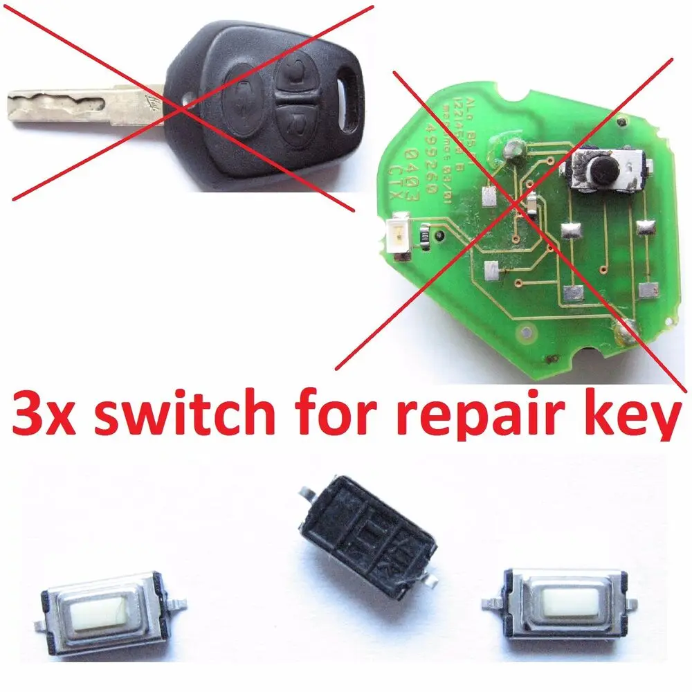 

for PORSCHE BOXSTER 996 986 CARRERA 911 918 SWITCH BUTTON REMOTE KEY FOB REPAIR