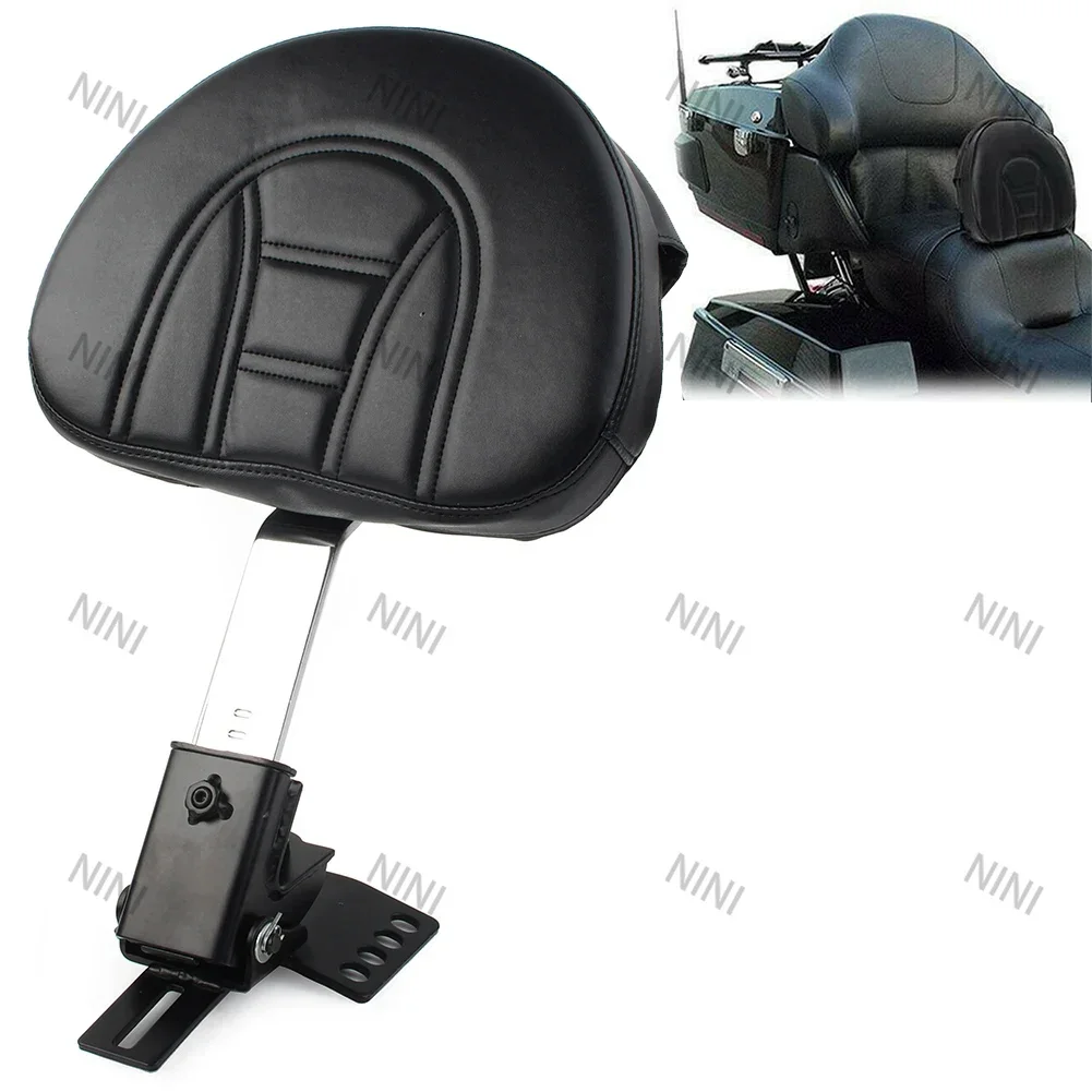 

Motorcycle for Harley Davidson Touring Electra Street Glide FLHT FLTR FLHR FLHX 1988-2020 Driver Backrest Pad w/ Pocket