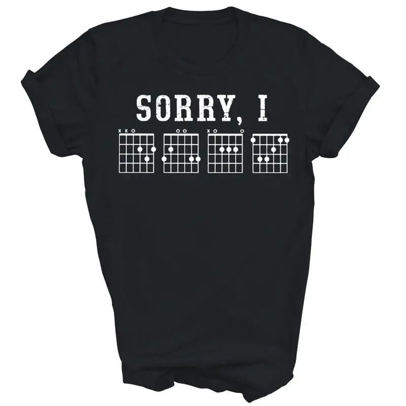 Sorry Idgaf Guitar Chords Guitarist T Shirt