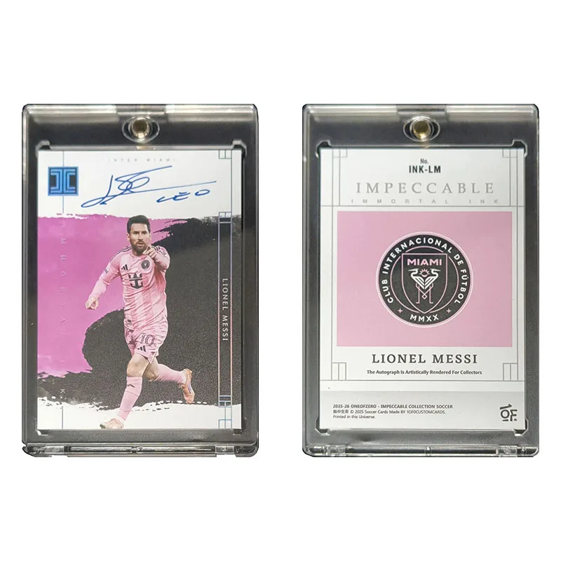 Collectible Cards CR7 Esteban Beckham Karl Messi Star Player Cards Signed Small Real Gold Original Football DIY Cards