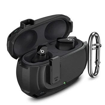 Schaltergehäuse-Abdeckung für 2021 New Beats Studio Buds, Anti-Verlust, stoßfest, Schutzabdeckung für Beats Studio Buds Hülle mit Schlüsselanhänger