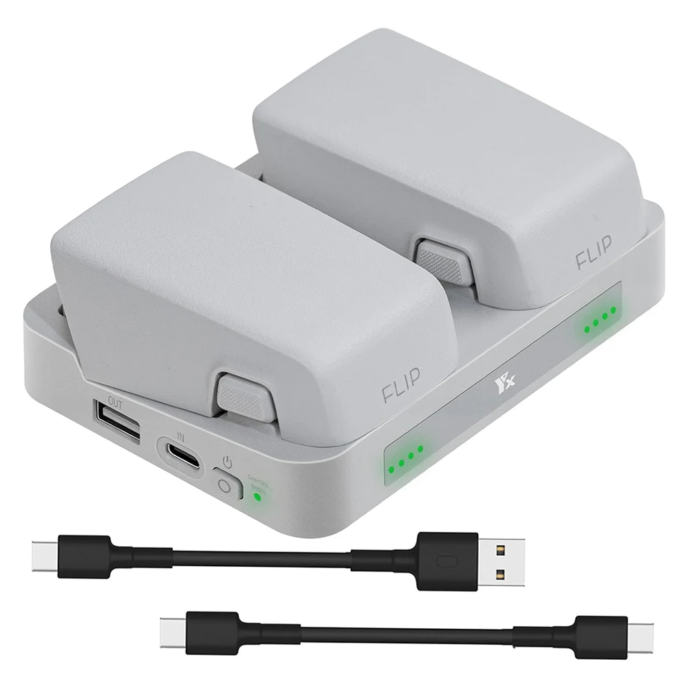2-way Battery Charging Hub For DJI Flip Side By Side Fast Charger Butler Manager Power Bank For DJI Flip Drone Accessories