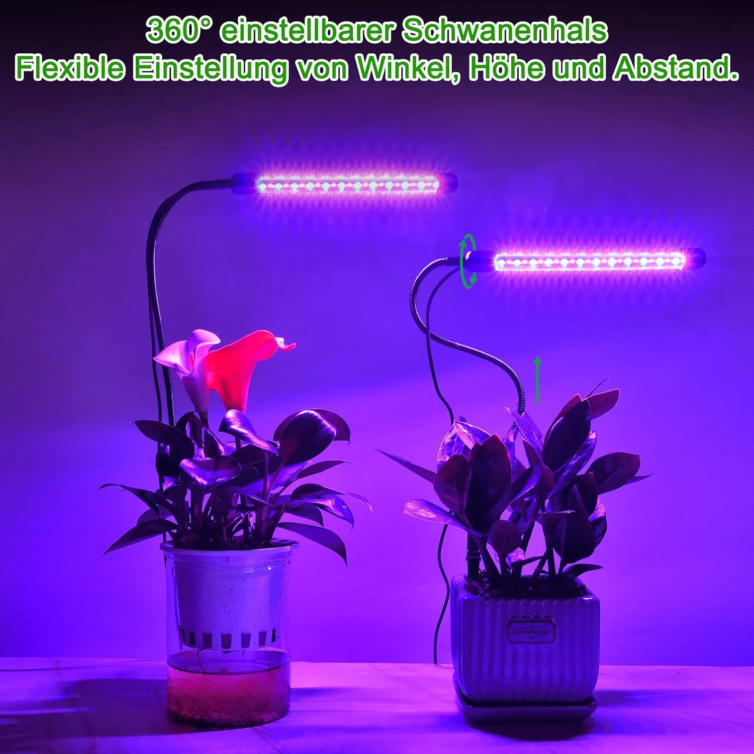 LED Plant Growth Lamp Indoor 5V Full Spectrum Growth Lamp USB Red Blue 2Colors Dimmable Indoor Succulent Growth Lighting