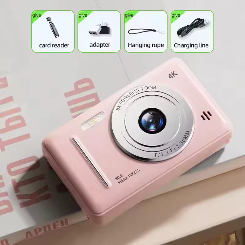 4K 디지털 카메라 레트로 CCD HD 48MP