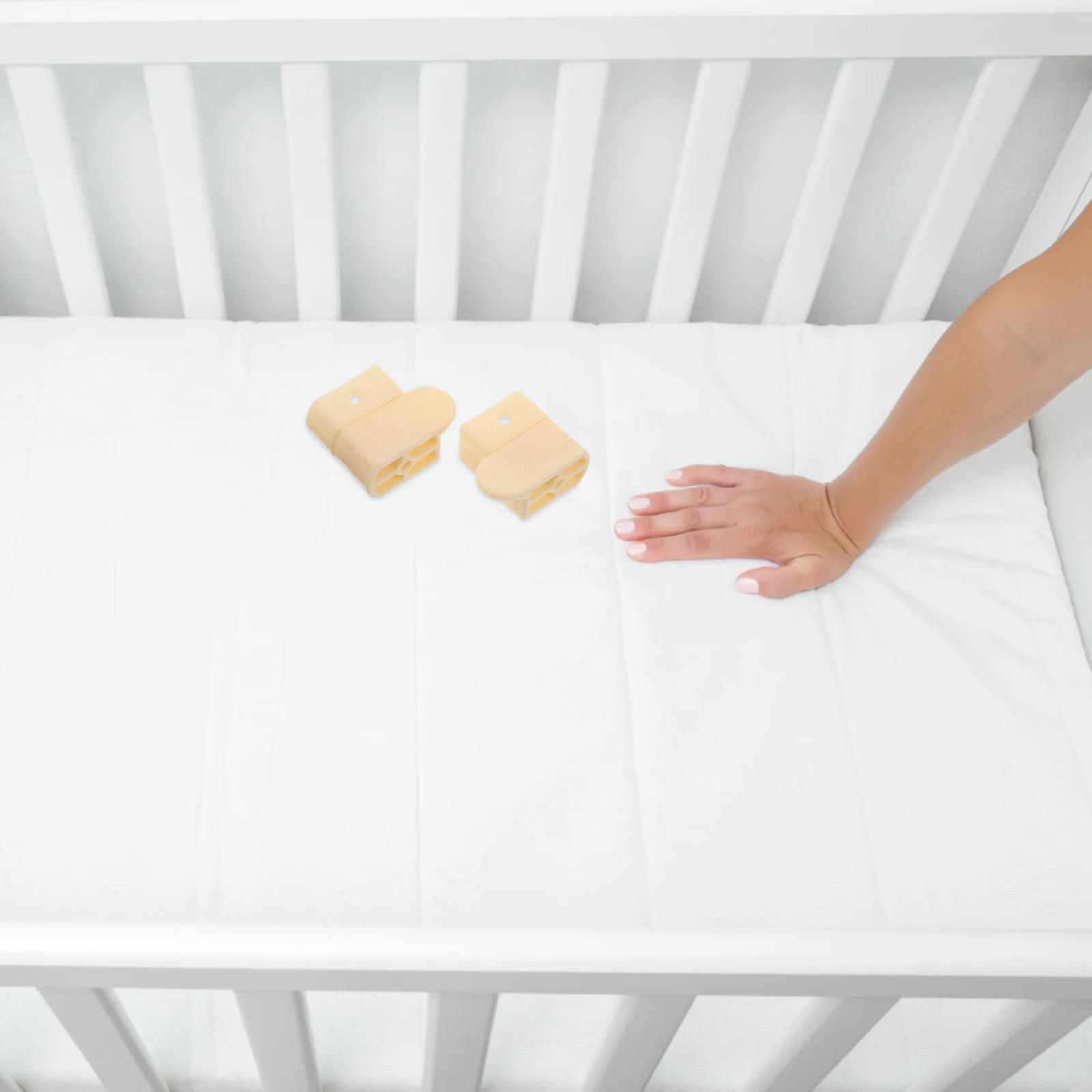 

Baby Gate Latch Cot Guard Bar Buckle Safety Door Extension Playpen Fixator Secure Rotating Lock Replacement Parts Wall