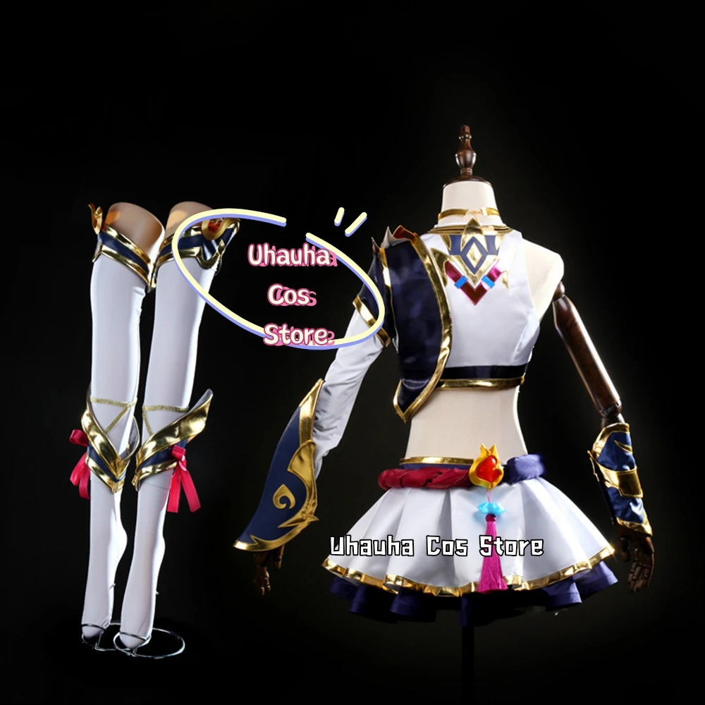 LOL jinx T1 بطل Jinx أزياء تنكرية JK بدلة بحار ملابس المعركة لعبة الهالوين للنساء زي لعب الأدوار شعر مستعار