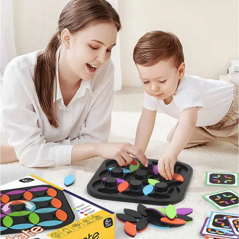 Children's Educational Rotating Puzzle Board Toys Desktop Games Logical Thinking Training Three-dimensional Jigsaw Puzzle Toys