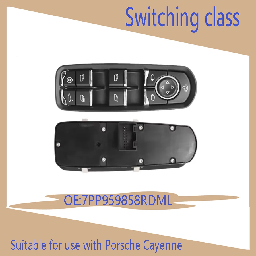 Suitable for Porsche 2011 2012 2013 window lift switch 2014, 2015, 2016, 2017 Panamera 7PP959858RDML interior auto parts