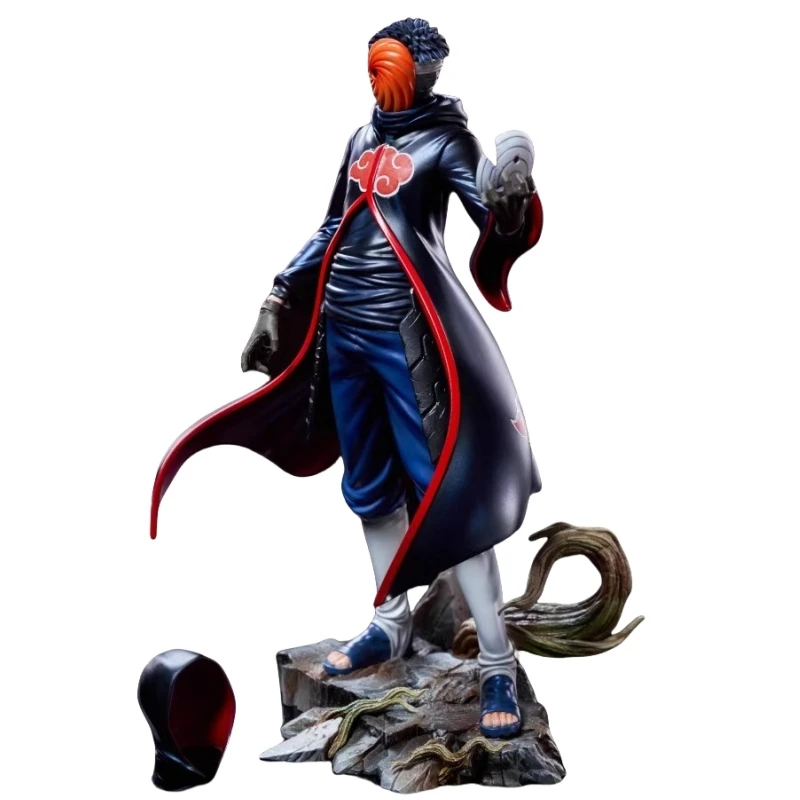 

22Cm Resin Gk Naruto Akatsuki Tobi Anime Action Figure Collectible Model Garage Kit Statue Ornament Toys Holiday Gift