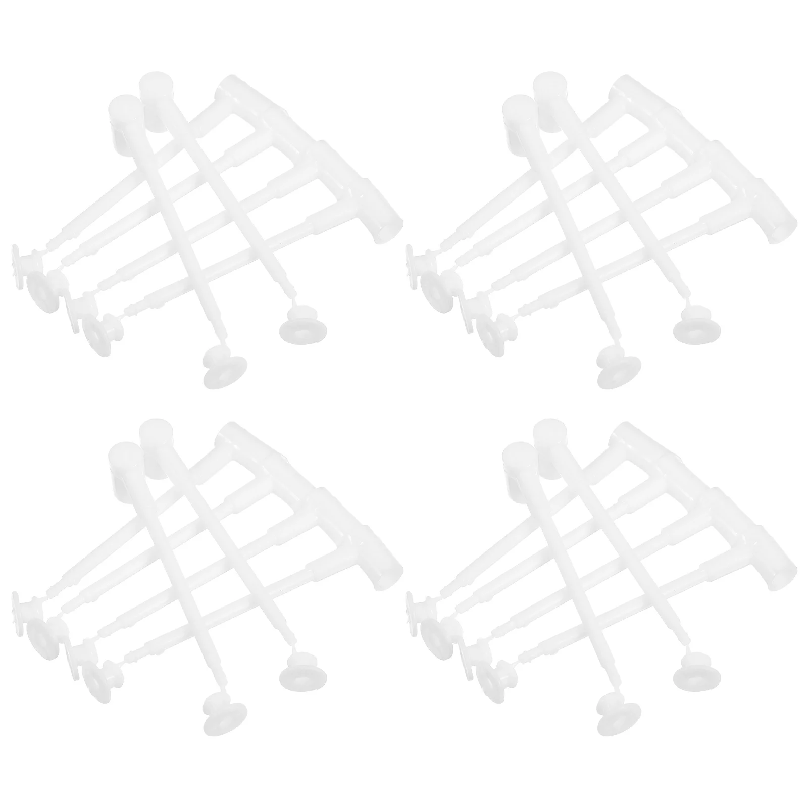  100 Pcs Windmill Accessories Pinwheels Diy Craft Bulk Spinner Replacement Pole Stick Plastic