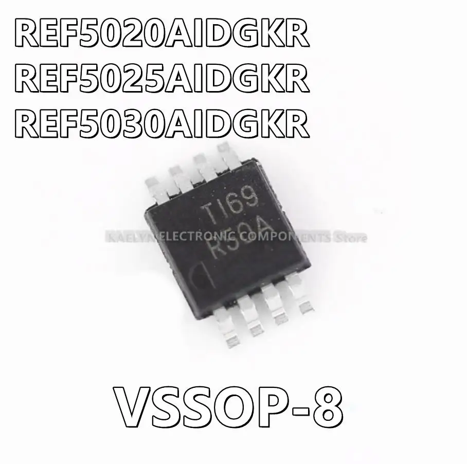 10Pcs/lot REF5020AIDGKR REF5020 REF5025AIDGKR REF5025 REF5030AIDGKR REF5030 Series Voltage Reference 2.048V 2.5V 3V 0.1% 10mA