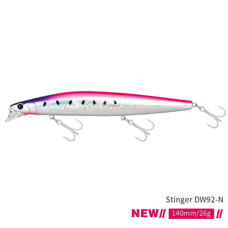 TSURINOYA Stinger 140S Zinkende Minnow Aas 140mm 26g Ultra Lange Werpafstand Jerkbait voor Zoutwater Zeebaars Hard Bait