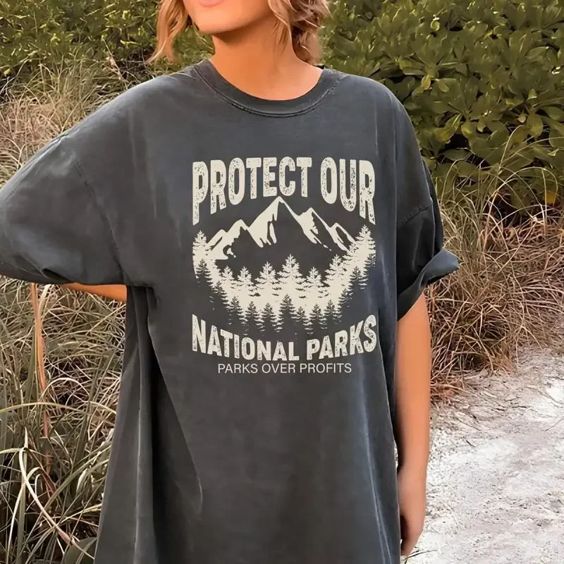 Protect Our National Parks T Shirt Over Profit Granola Girl 63 Park Ranger