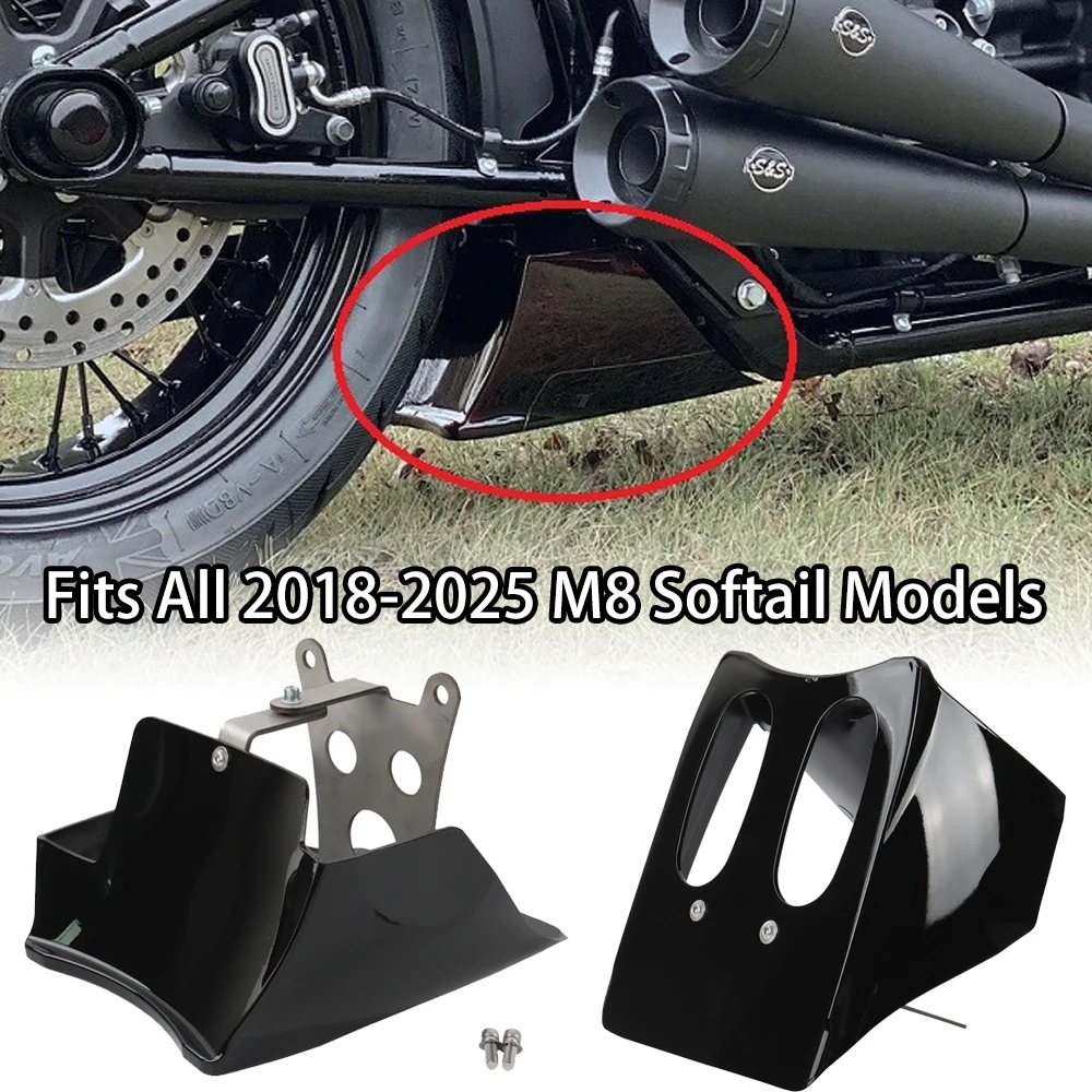 

Bullet Back Frame Spoiler for Harley Softail FXBB FXBR FXBRS Breakout Fat Boy Low Rider Street Bob 2018-2025 Motorcycle