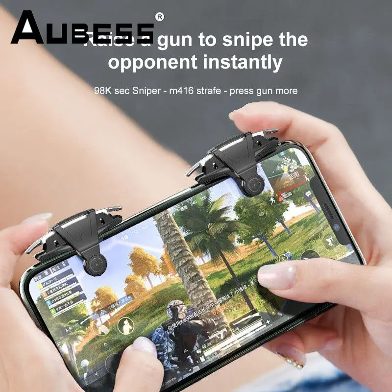 Shooter Joystick Sensitive Metal Universal For Smart Phone Gamers Gift Gamepad Trigger For Pubg