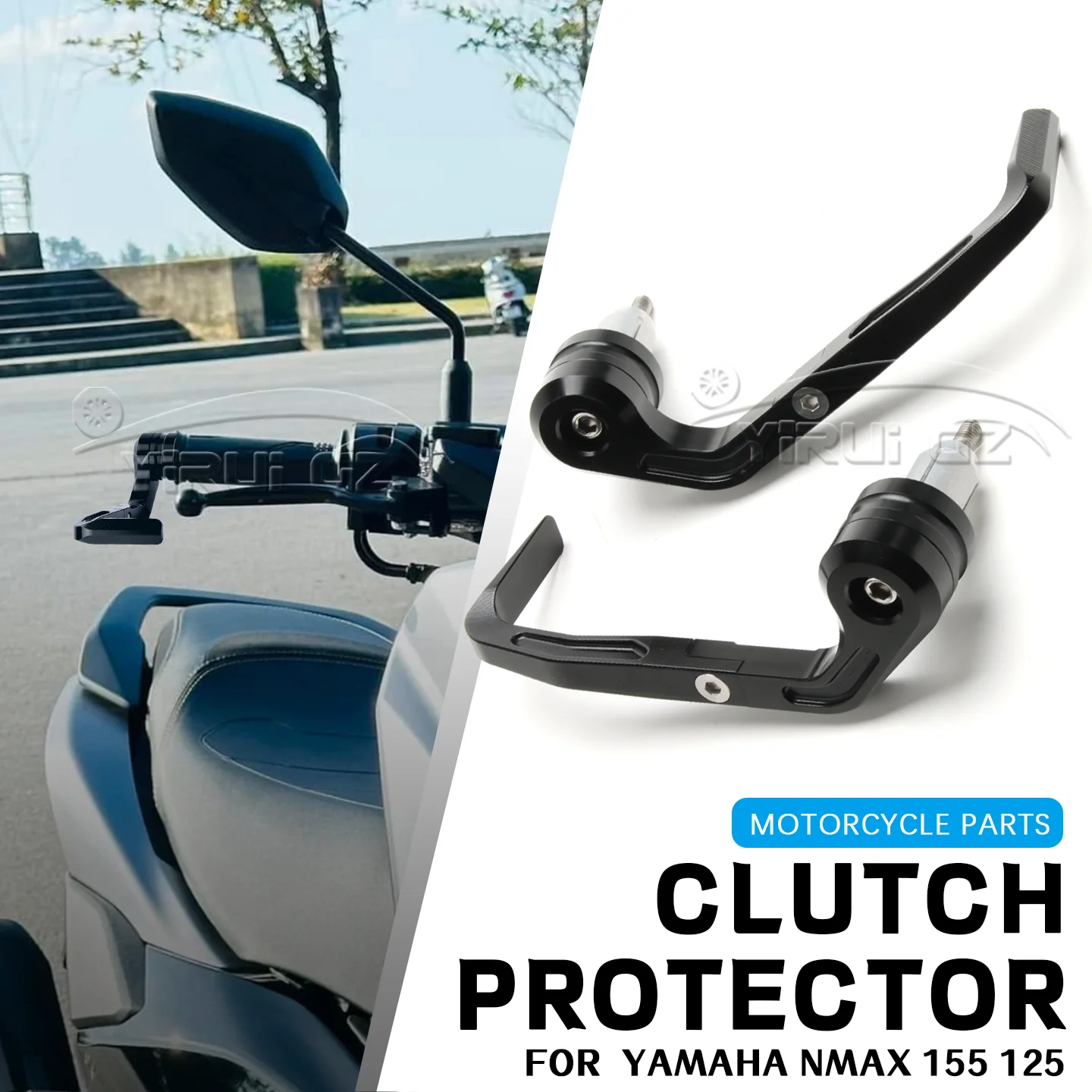 

Защита тормозного рычага с ЧПУ, алюминий для YAMAHA NMAX 155 NAMX 125 7/8 дюйма, защита руля, универсальная защита руля 125 155NMAX