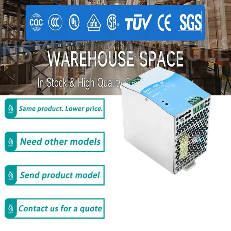 

New NDR-480W-12V NDR-480W-24V NDR-480W-48V