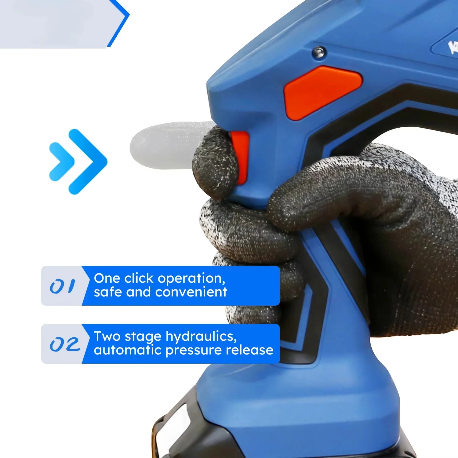 ECT-85 Powerful 85mm OEM Factory CE Approved Cost Effective Hydraulic 18V Battery Cable Cutting Tool view 4