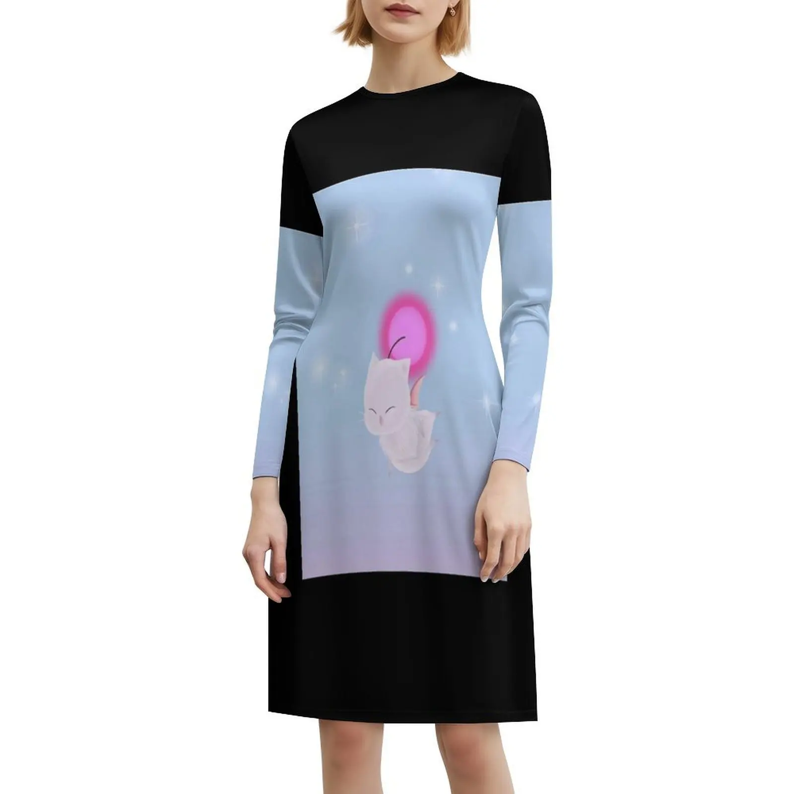 فستان Moghome النسائي الأنيق للحفلات على شكل حرف A مع خيارات قصيرة/طويلة/بدون أكمام فستان Moghome للفتيات #6