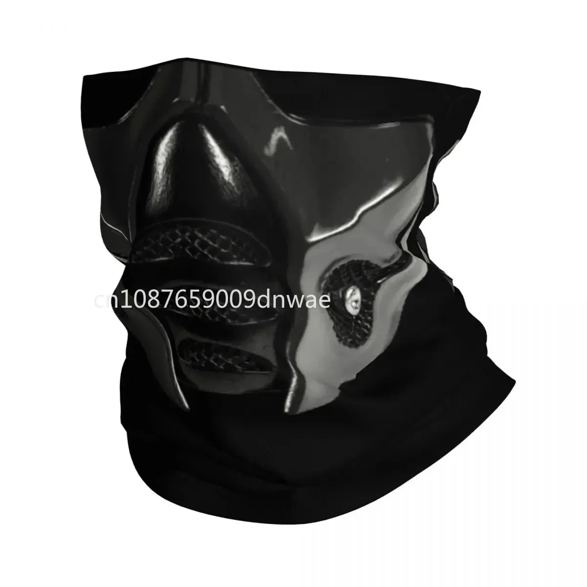 Mortal Kombat Scorpion Warrior Cosplay Bandana Neck Warmer Winter Ski Tube Scarf Gaiter Sub Zero Ninja Game Face Cover.