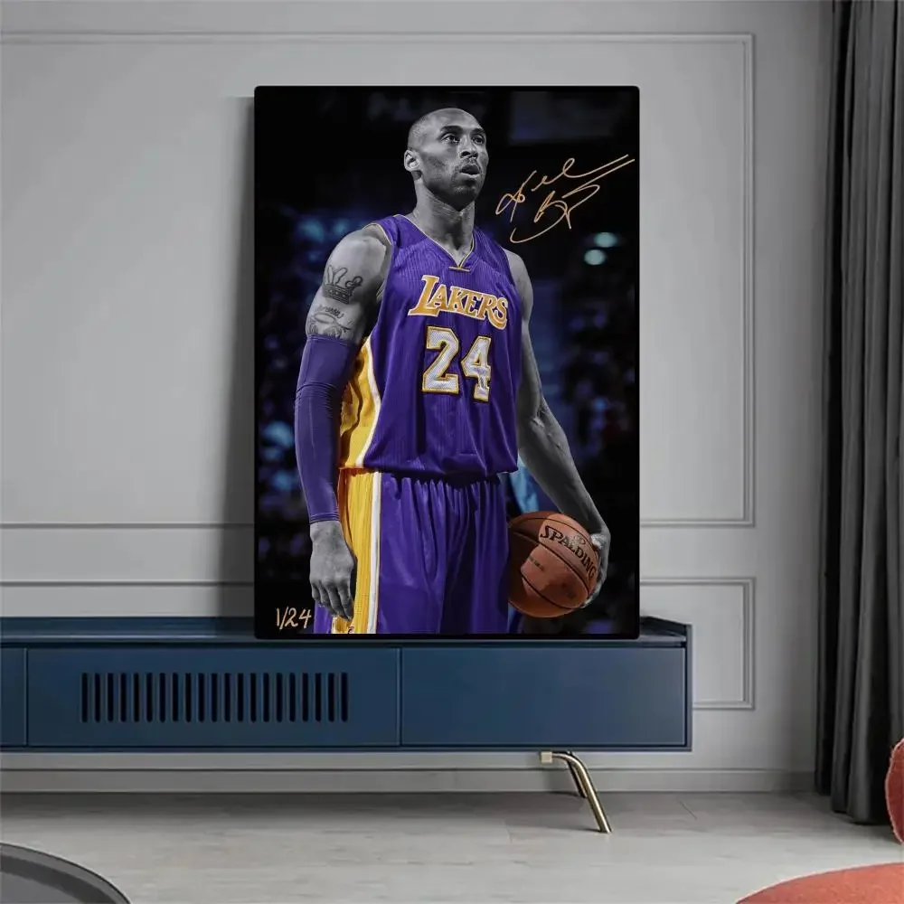 Basketball Star Kobe bryant Poster High quality poster paper waterproof sticker home living room bar wall decoration sticker