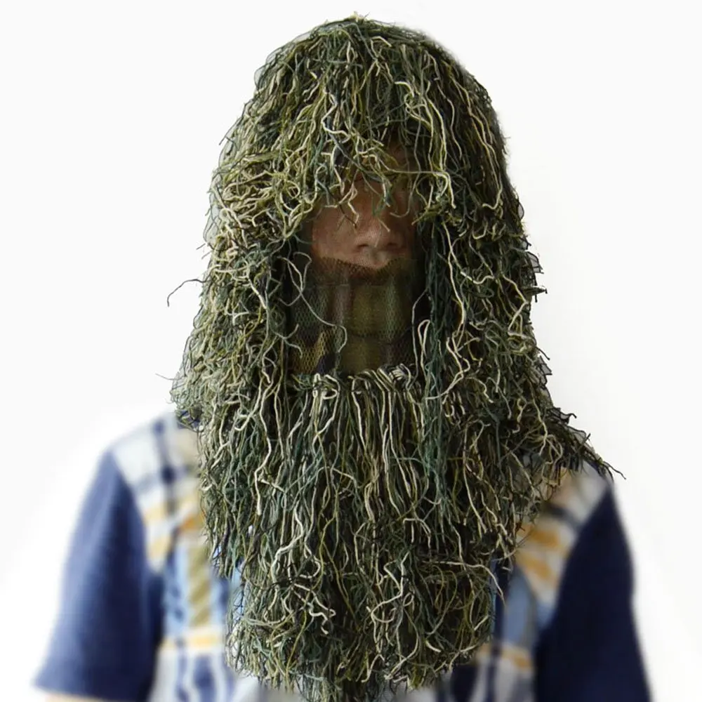 

Ghillie, костюм унисекс, новинка 2024, осенняя дышащая камуфляжная одежда с капюшоном для охоты, Высококачественная дизайнерская брендовая одежда