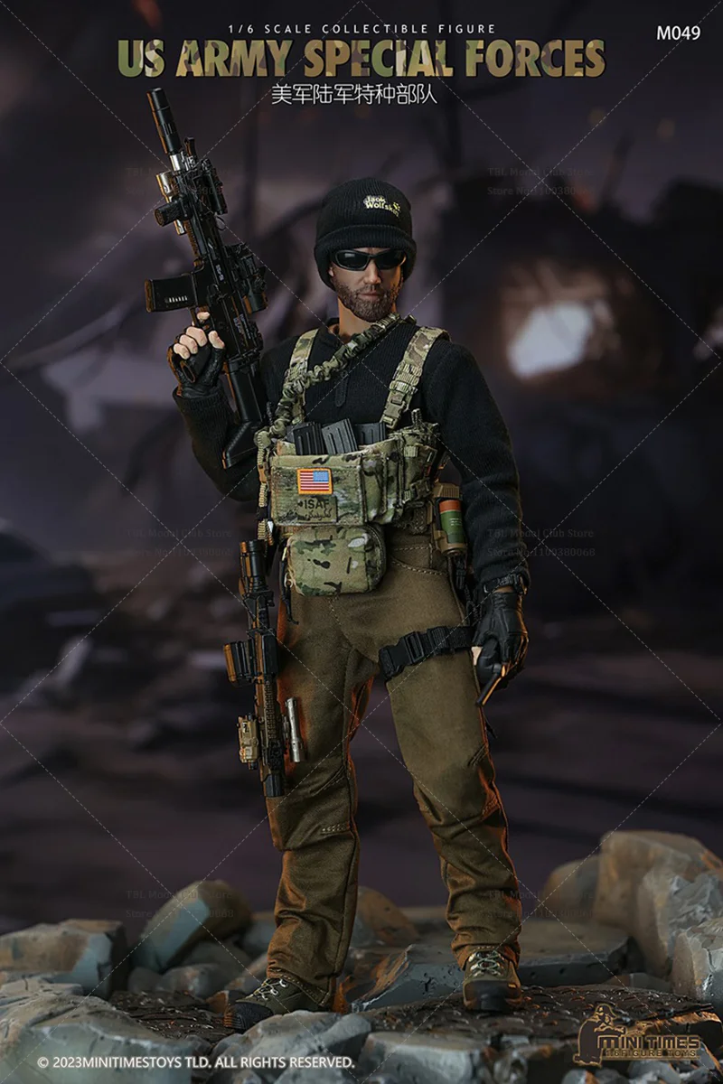 minitimes toys M048 M049 1/6 Scale High-Risk MissionUnconventional Combat Forces 12inch Full Set Action Figure Soldier In Stock