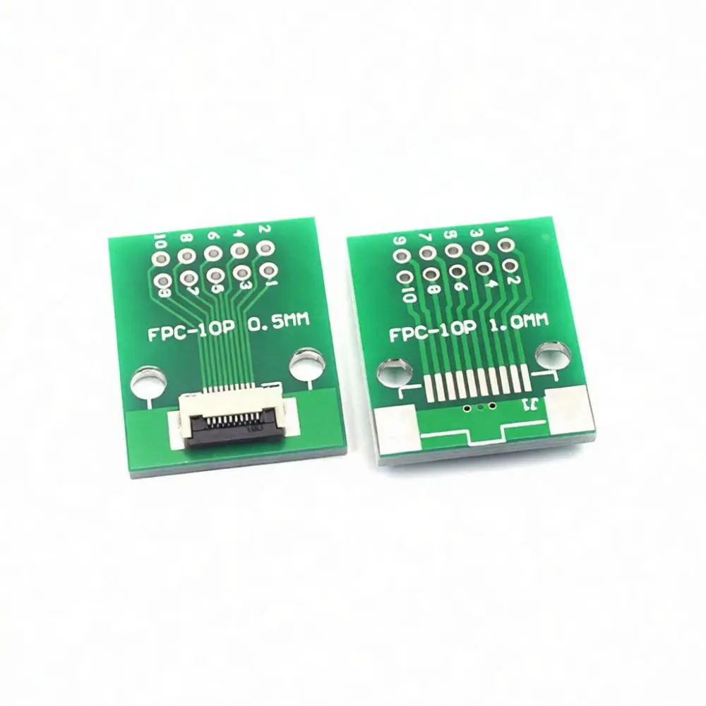 Pre Soldered FPC FFC Connector Board 0.5mm 1.0mm To 2.54mm DIP Header For RISYM Electronic Prototyping Component Parts