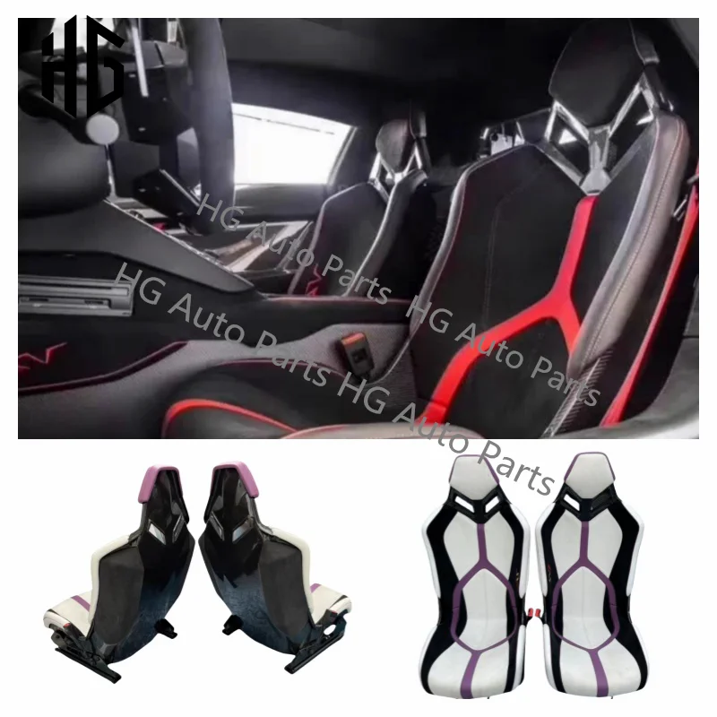 For Lp700 SVJ Dry Carbon Fiber Back Seat Cover For Lamborghini Aventador Lp700 Lp720 Coupe Auto Exterior Parts