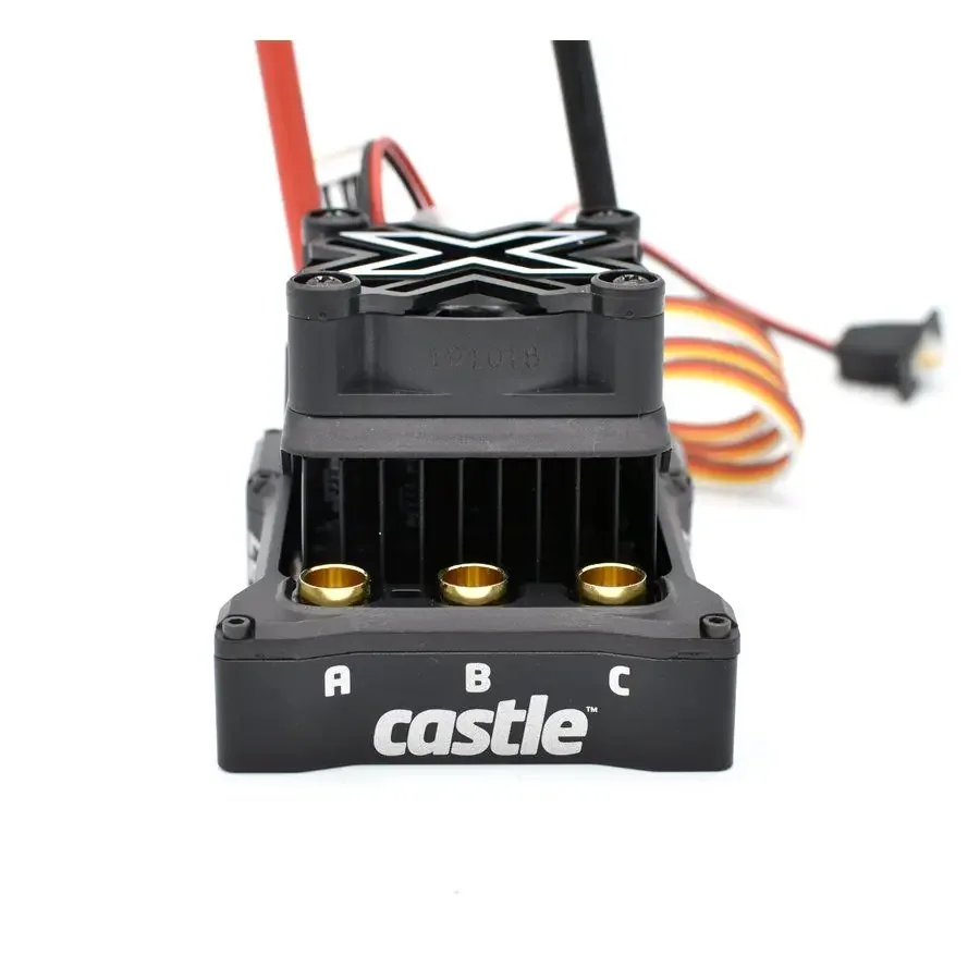 Castle Creations Mamba Monster X 2-8S SENSORED ESC  Castle Mamba X Speed controller for 1/6 RC monster truck car 1717 1/6 33.6V