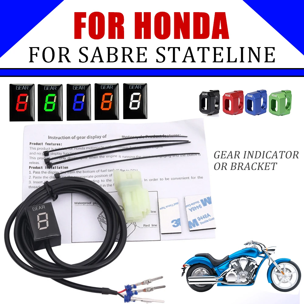 

For Honda Stateline VT1300 CR VT 1300 CS Sabre VT1300CS 2017 Motorcycle Accessories Gear Indicator Ecu Speed Gear Display Meter