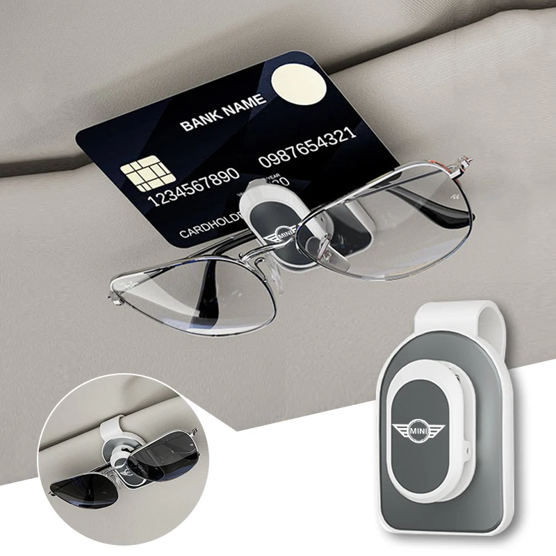 سيارة الشمس قناع نظارات كليب التبديل حامل النظارات التصميم التلقائي لسيارات BMW ميني كوبر واحد S JWC R55 R56 F56 R57 R58 R59 R60 R61