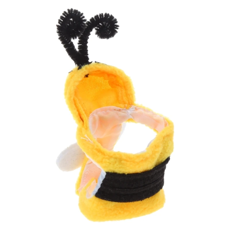 Honeybee Costume for Cockatoos Parakeets Bird Clothes Outdoor Activity Outfit Dropship