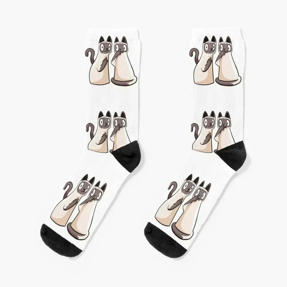 

Siamese cats, siamese cats Socks cotton basketball gym snow Socks Woman Men's