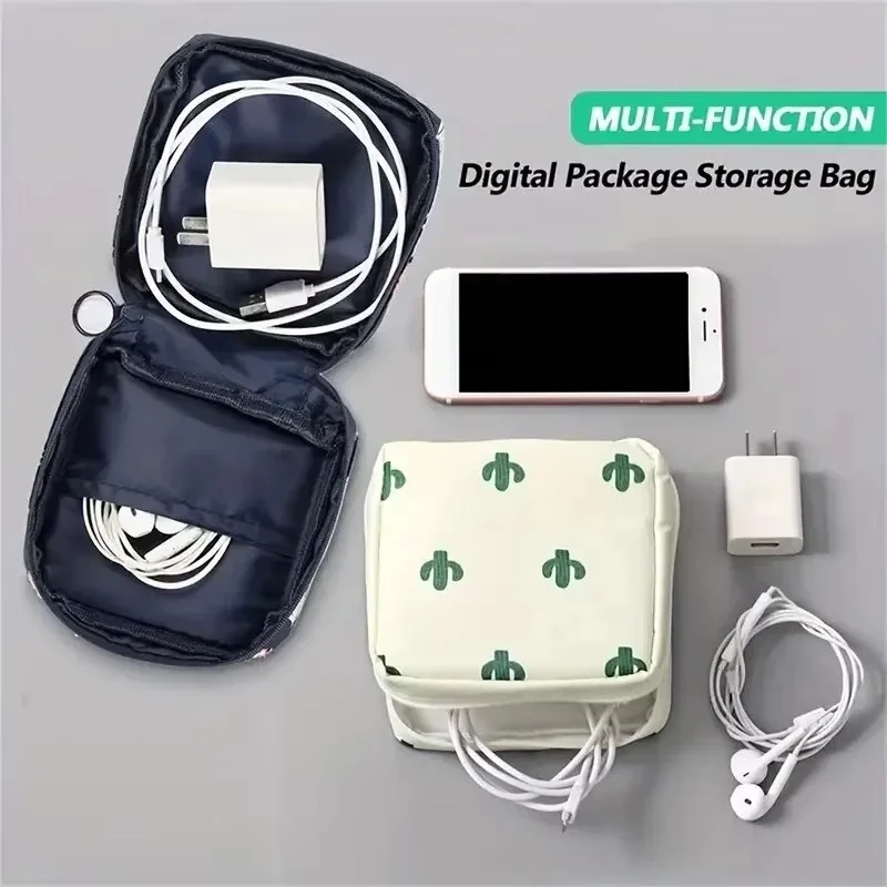 1pc Cute Sanitary Napkin Bag Storage Bag Sanitary Bag Change Purse Coin Clip Headphone Case Credit Card Holder Makeup Organizer