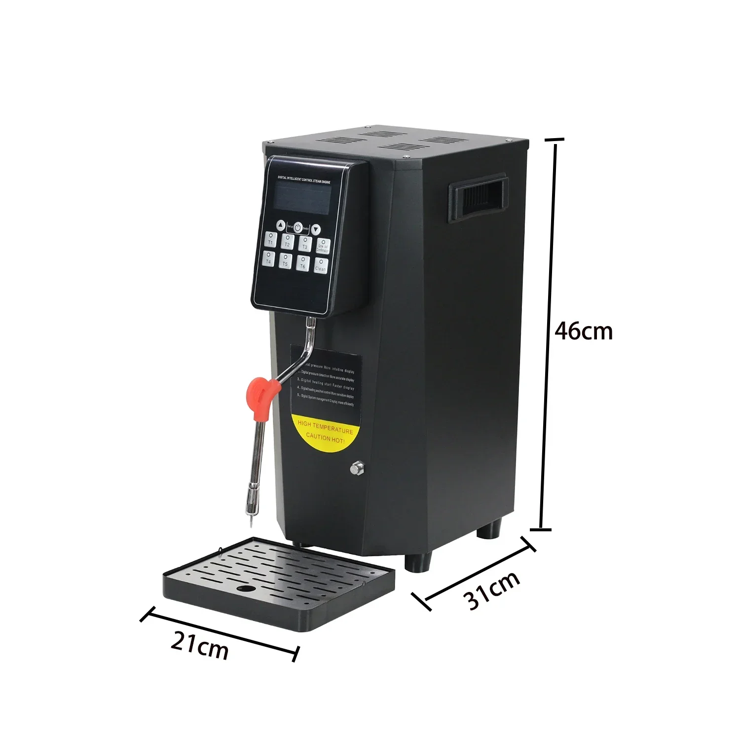 High Quality Fully Automatic 5L Milk Frother Machine 110V 220V Commercial Coffee Milk Steamer