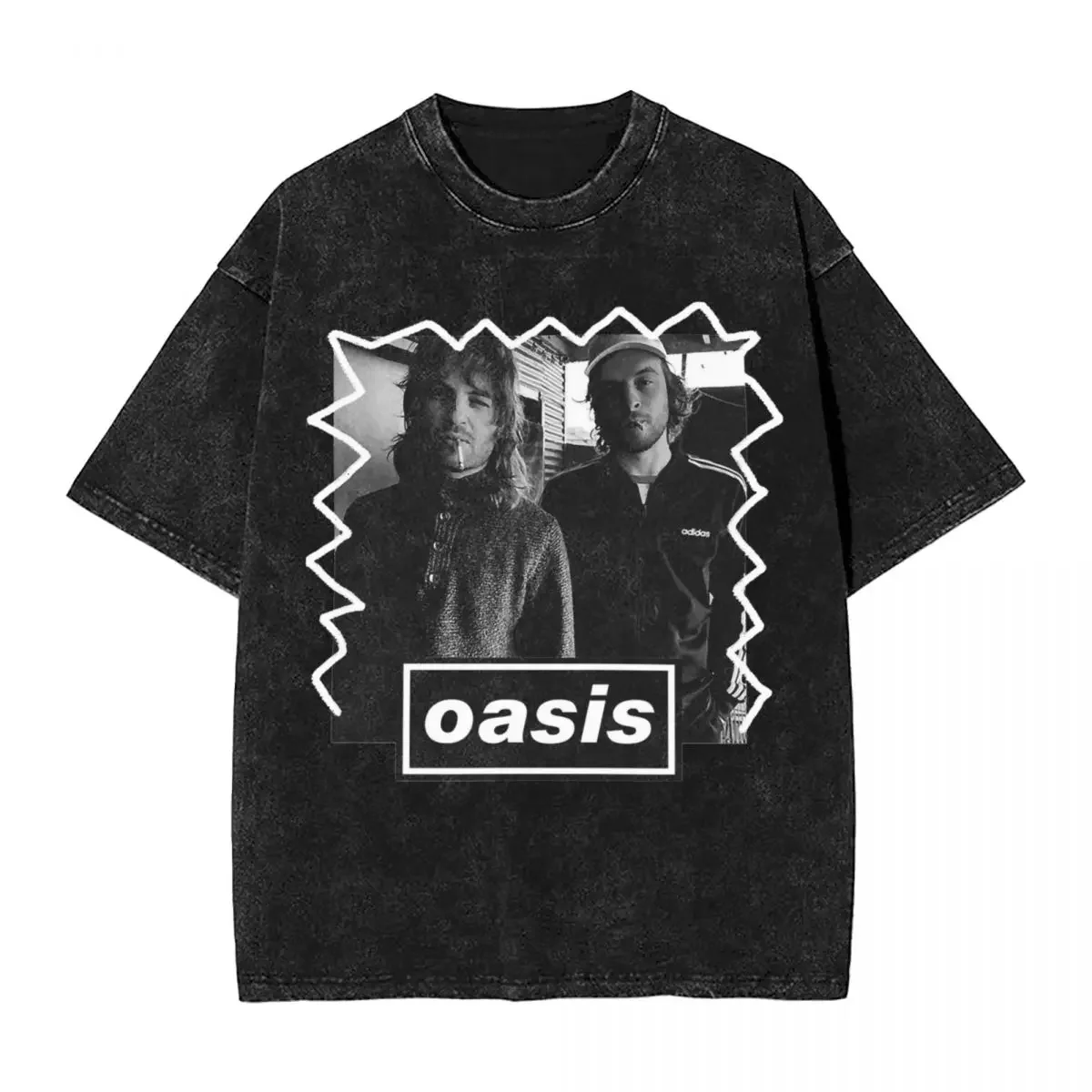 O-Oasis Rock Band Mannen Vrouwen T-shirt High Street Britse Muziekalbums Streetwear Katoen Gedrukt Tops Tees 2025 Gewassen T-shirts