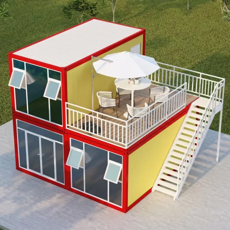 2026 CE Certified 2-Story Customizable Steel Mobile House Container House Sandwich Panel-Quick Modular Home Hotel Villa Guard Ho