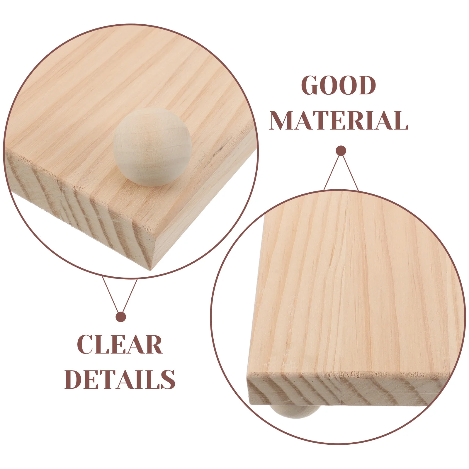 Wood Vanity Tray Rectangular Perfume Organizer Solid Wood Decorative Storage Tray for Dresser Bathroom Bedroom Makeup Organizer
